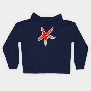 Red starfish Kids Hoodie